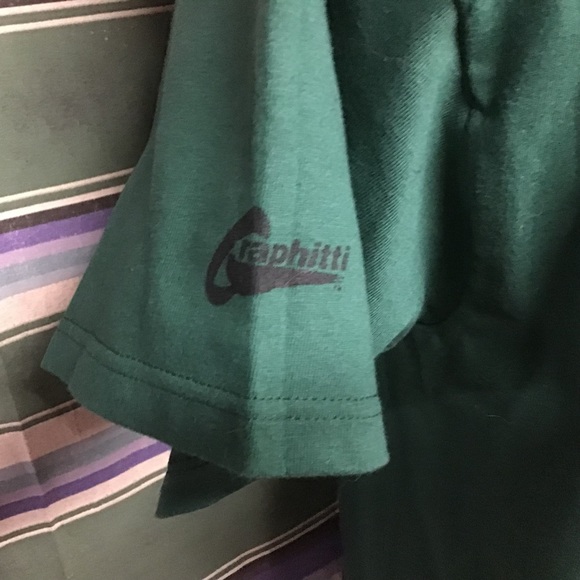 Green Lantern Logo T-Shirt - DC Comics 90s Vintage single Tee Graphitti NWOT SzL - Picture 4 of 9